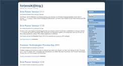 Desktop Screenshot of computer.forensikblog.de